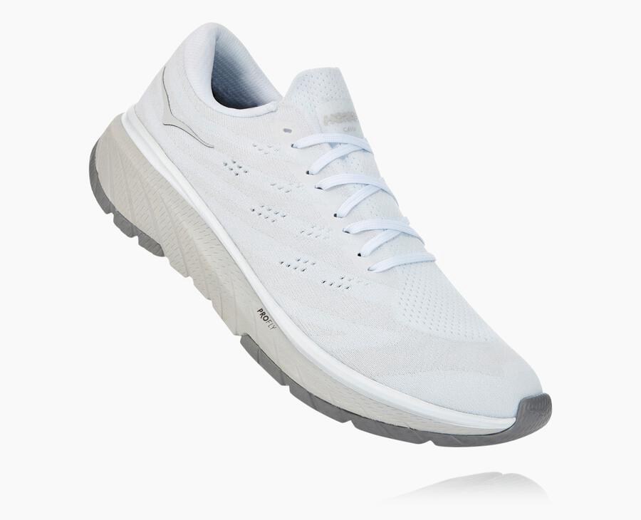 Hoka One One Running Shoes Mens White - Cavu 3 - 61483LGXS